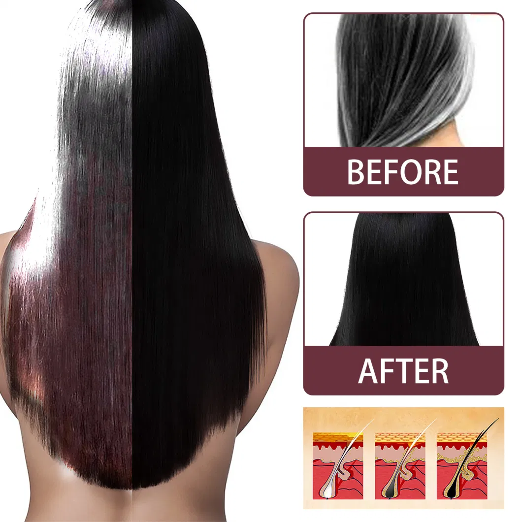 Custom Logo Hair Color Restore to Natural Anti Grey Hair Treatment Spray