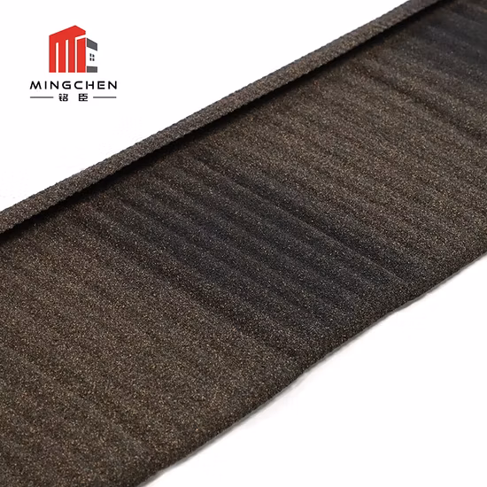 China Factory Price Metal Building Blue Shingle Stone Coated Metal Roof\Roofing Tile